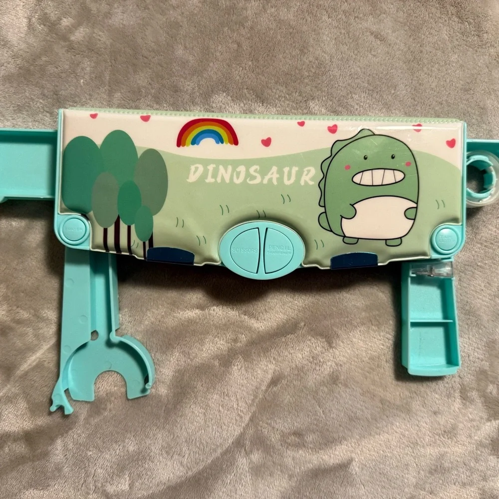 Dinosaur Kids Pencil‎ Case - Green